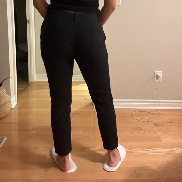 Loft black ankle skinny trousers size 4 petite - Picture 2 of 3